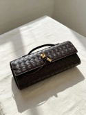 Torebka kopertówka Leather Country — brązowa