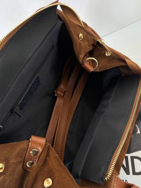 Zamszowa torebka Leather Country