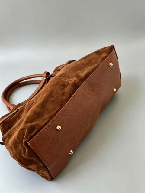 Zamszowa torebka Leather Country