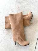 Zamszowe kozaki Lestrosa Ambra — taupe