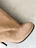 Zamszowe kozaki Lestrosa Ambra — taupe
