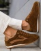 Zamszowe sneakersy Lancioni Lea — karmel