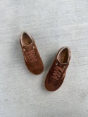 Zamszowe sneakersy Lancioni Lea — karmel