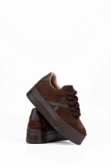 Sneakersy Zamszowe Chocolate Puff