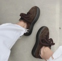 Sneakersy Zamszowe Chocolate Puff
