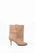 Zamszowe botki Lestrosa Ambra — taupe