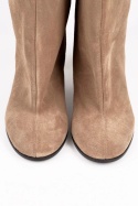 Zamszowe botki Lestrosa Ambra — taupe
